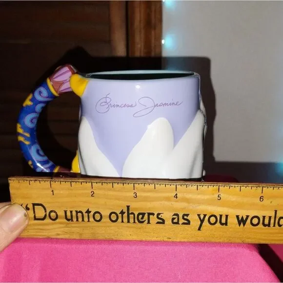 Disney Princess Jasmine Lotus Flower Magic Carpet Mugfairytale Collection - Picture 10 of 11